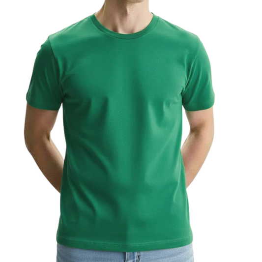 Classic Emerald Green Crew Neck T-Shirt