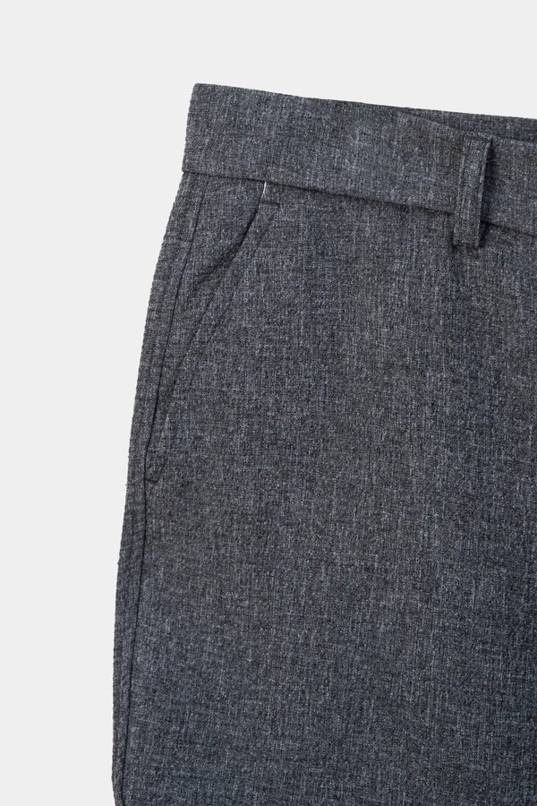Charcoal Straight Fit Trousers - Image 2